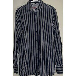 Cuadra Style Legacy Long Sleeve Button Up Shirt Large Made In Turkey